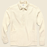Blanket Twill Popover - Natural - Save Khaki - STAG Provisions - Tops - L/S Woven - Overshirt