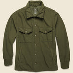 Fleece Lined Shirt Jacket - Olive - Save Khaki - STAG Provisions - Outerwear - Shirt Jacket
