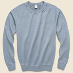 Pigment Dye Supima Fleece Sweatshirt - Storm - Save Khaki - STAG Provisions - Tops - Fleece / Sweatshirt