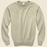 Pigment Dye Supima Fleece Sweatshirt - Dusk Khaki - Save Khaki - STAG Provisions - Tops - Fleece / Sweatshirt