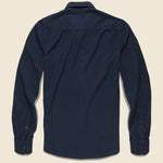 Oat Flannel Workshirt - Navy - Save Khaki - STAG Provisions - Tops - L/S Woven - Solid