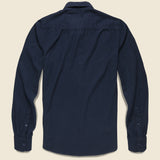 Oat Flannel Workshirt - Navy - Save Khaki - STAG Provisions - Tops - L/S Woven - Solid