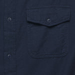 Oat Flannel Workshirt - Navy - Save Khaki - STAG Provisions - Tops - L/S Woven - Solid