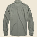 Oat Flannel Workshirt - Sprout - Save Khaki - STAG Provisions - Tops - L/S Woven - Solid