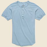 Supima Henley - Storm - Save Khaki - STAG Provisions - Tops - S/S Knit