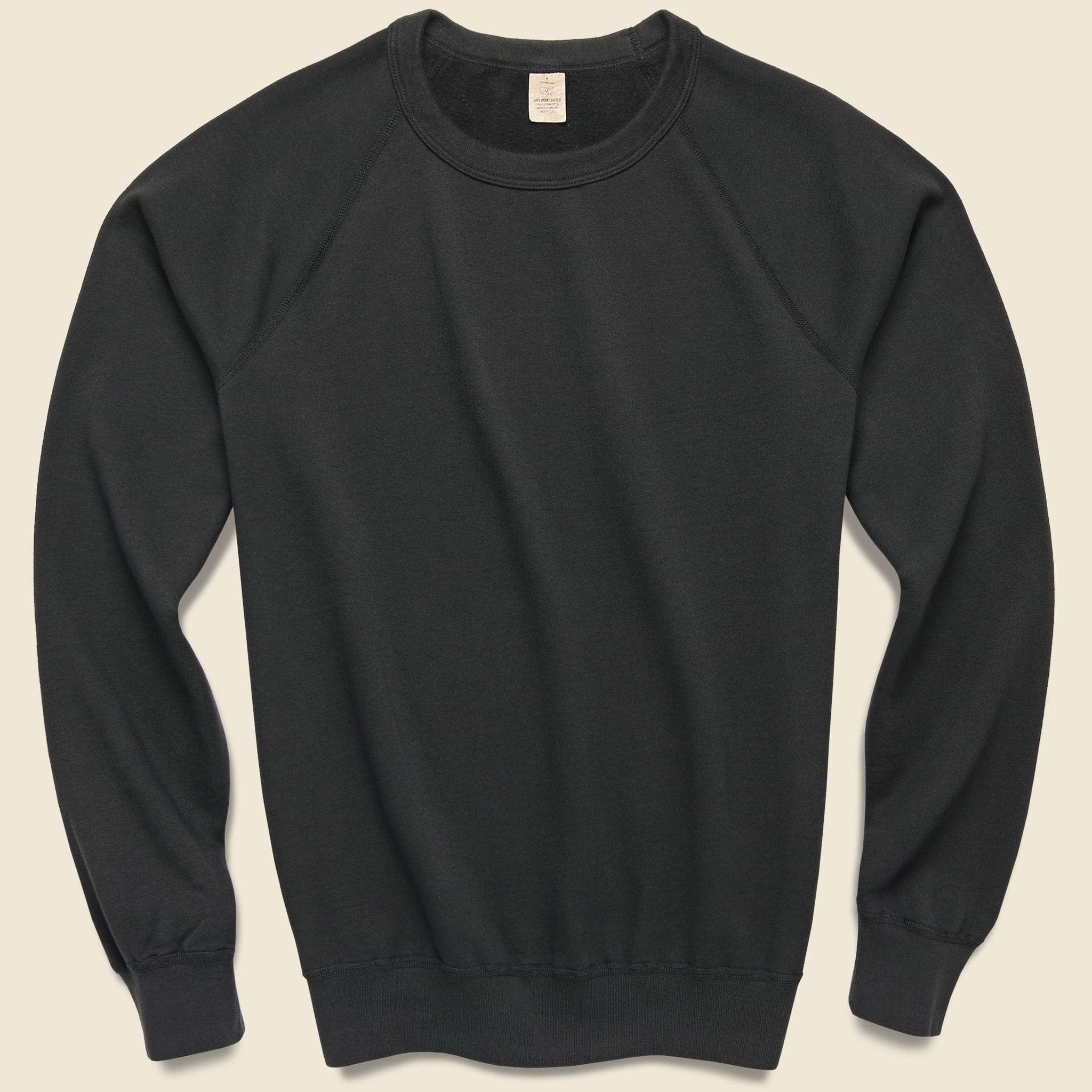 Supima Fleece Sweatshirt - Black - Save Khaki - STAG Provisions - Tops - Fleece / Sweatshirt