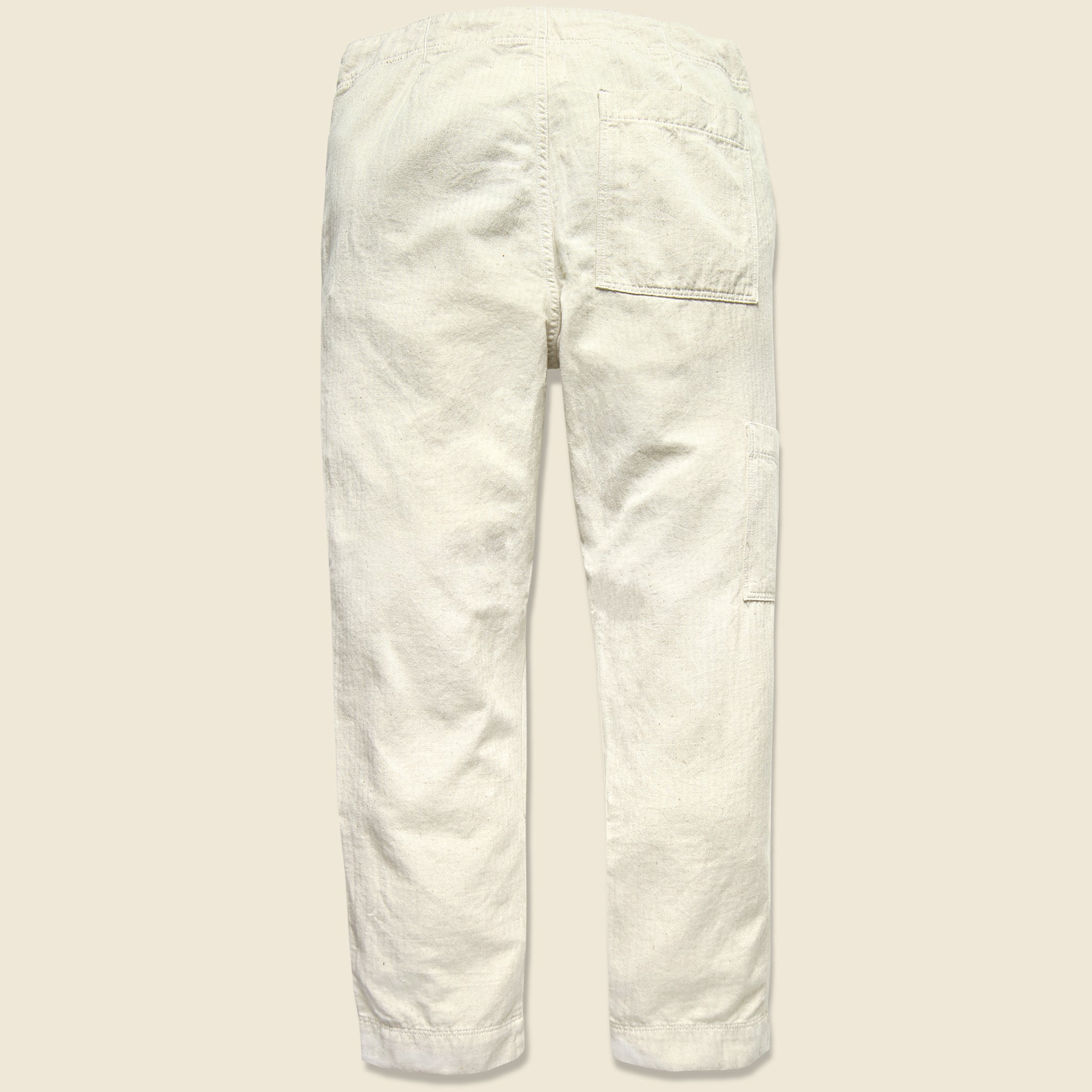 Herringbone Garden Pant - Natural - Save Khaki - STAG Provisions - Pants - Twill