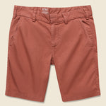 Twill Bermuda Short - Rhubarb - Save Khaki - STAG Provisions - Shorts - Solid
