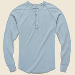 Pointelle Henley - Light Blue - Save Khaki - STAG Provisions - Tops - L/S Knit
