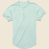 Supima Jersey Henley - Water - Save Khaki - STAG Provisions - Tops - S/S Knit
