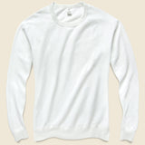Supima Fleece Sweatshirt - White - Save Khaki - STAG Provisions - Tops - Fleece / Sweatshirt