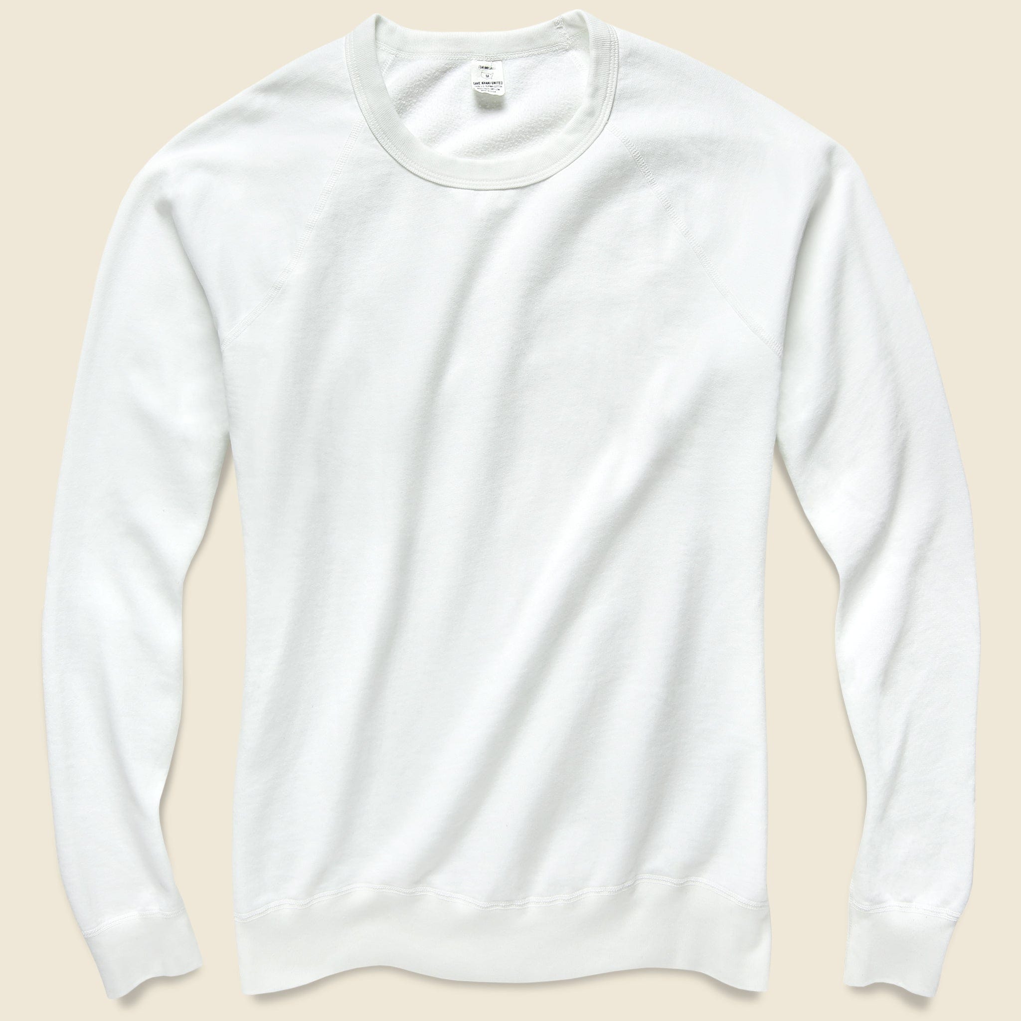 Supima Fleece Sweatshirt - White - Save Khaki - STAG Provisions - Tops - Fleece / Sweatshirt