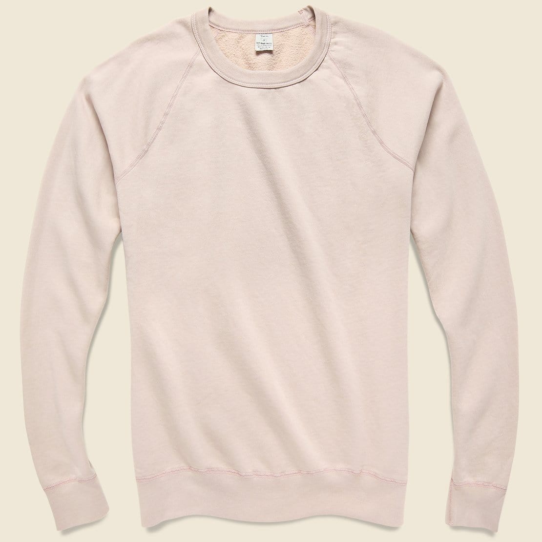 Supima Fleece Sweatshirt - Tea - Save Khaki - STAG Provisions - Tops - Fleece / Sweatshirt