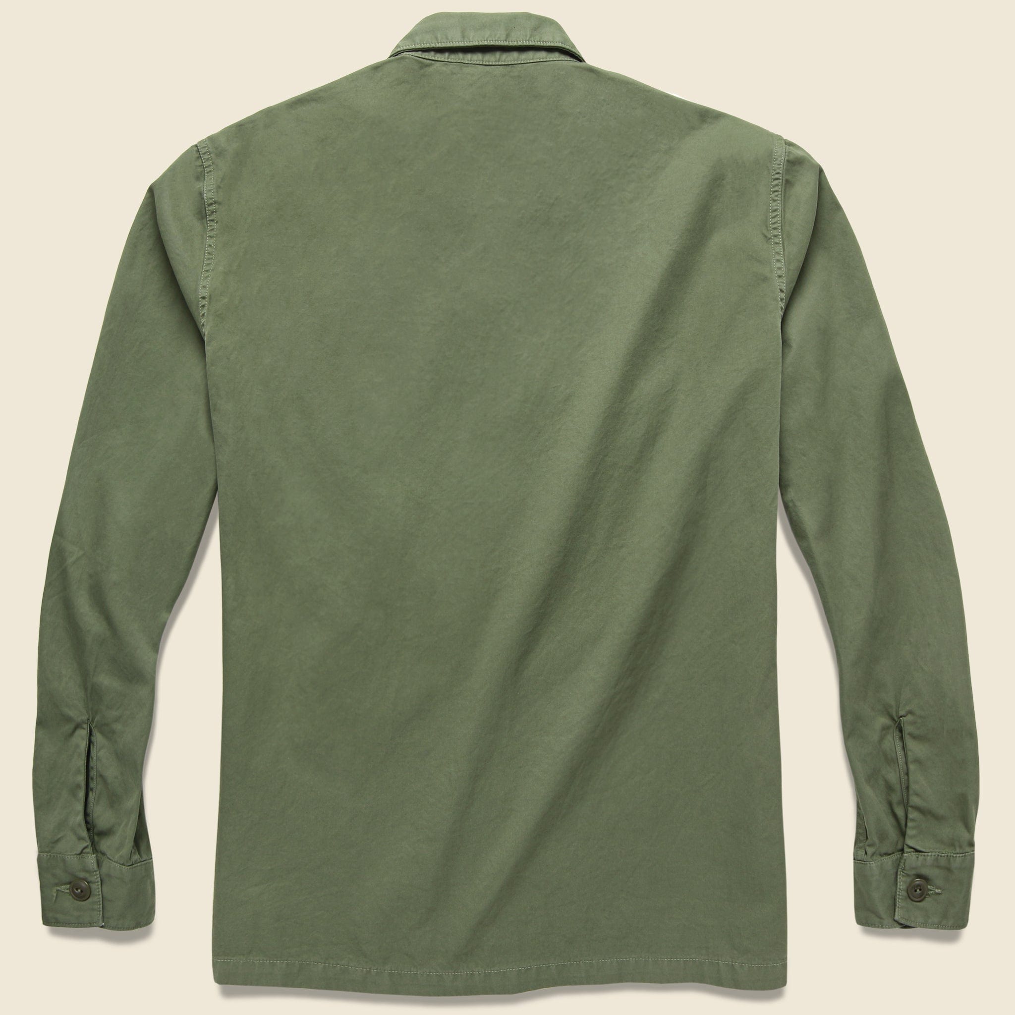 Twill Fatigue Overshirt - Olive Drab - Save Khaki - STAG Provisions - Tops - L/S Woven - Overshirt