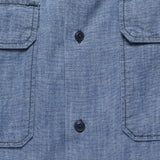 Chambray Camp Shirt - Indigo - Save Khaki - STAG Provisions - Tops - S/S Woven - Solid
