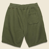 Supima Fleece Sweatshort - Olive - Save Khaki - STAG Provisions - Shorts - Lounge
