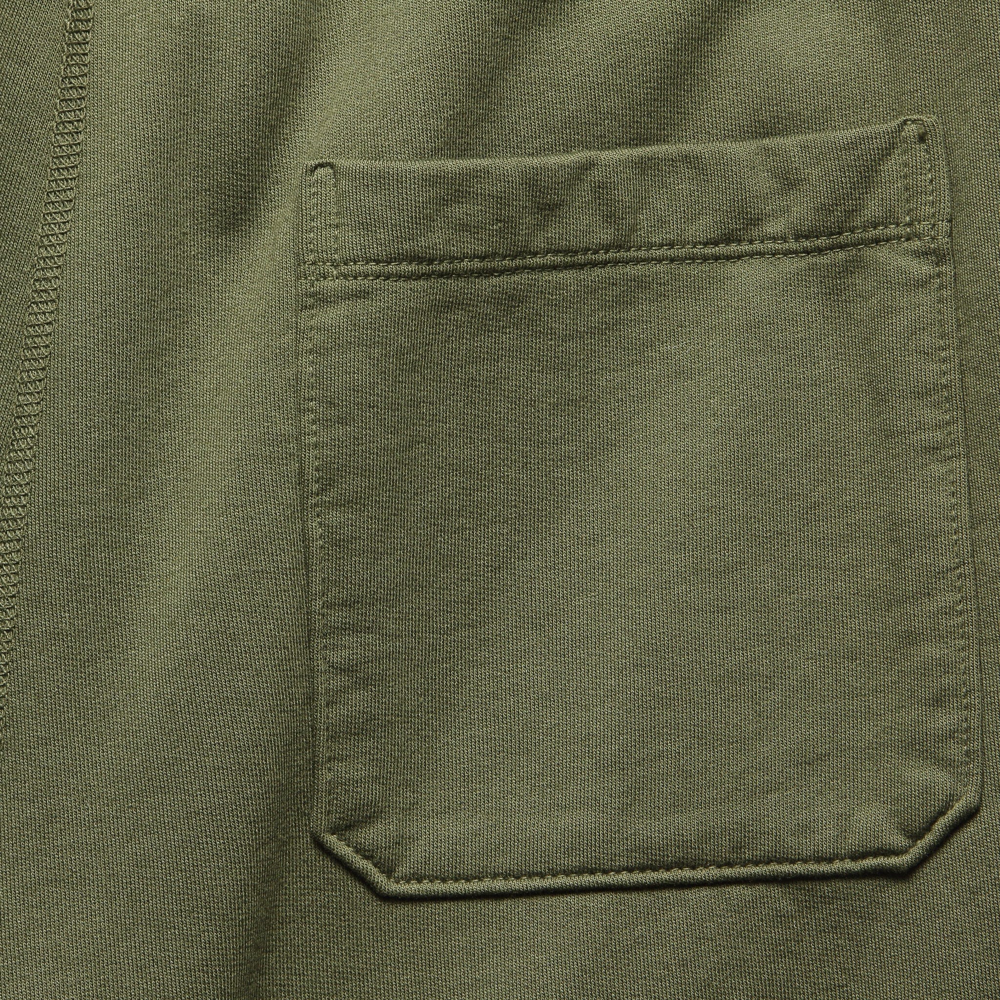 Supima Fleece Sweatshort - Olive - Save Khaki - STAG Provisions - Shorts - Lounge