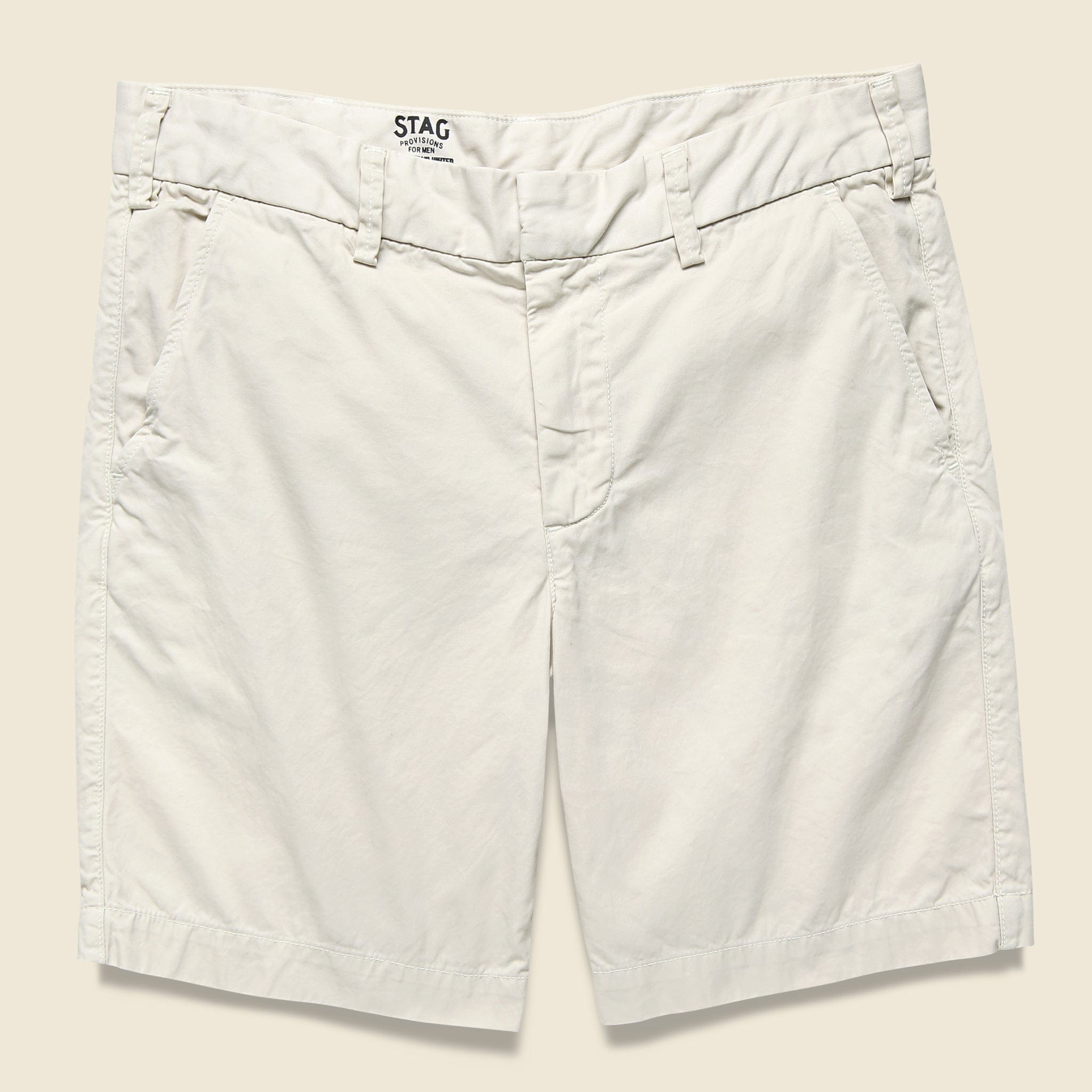 Twill Bermuda Short - Stone - Save Khaki - STAG Provisions - Shorts - Solid