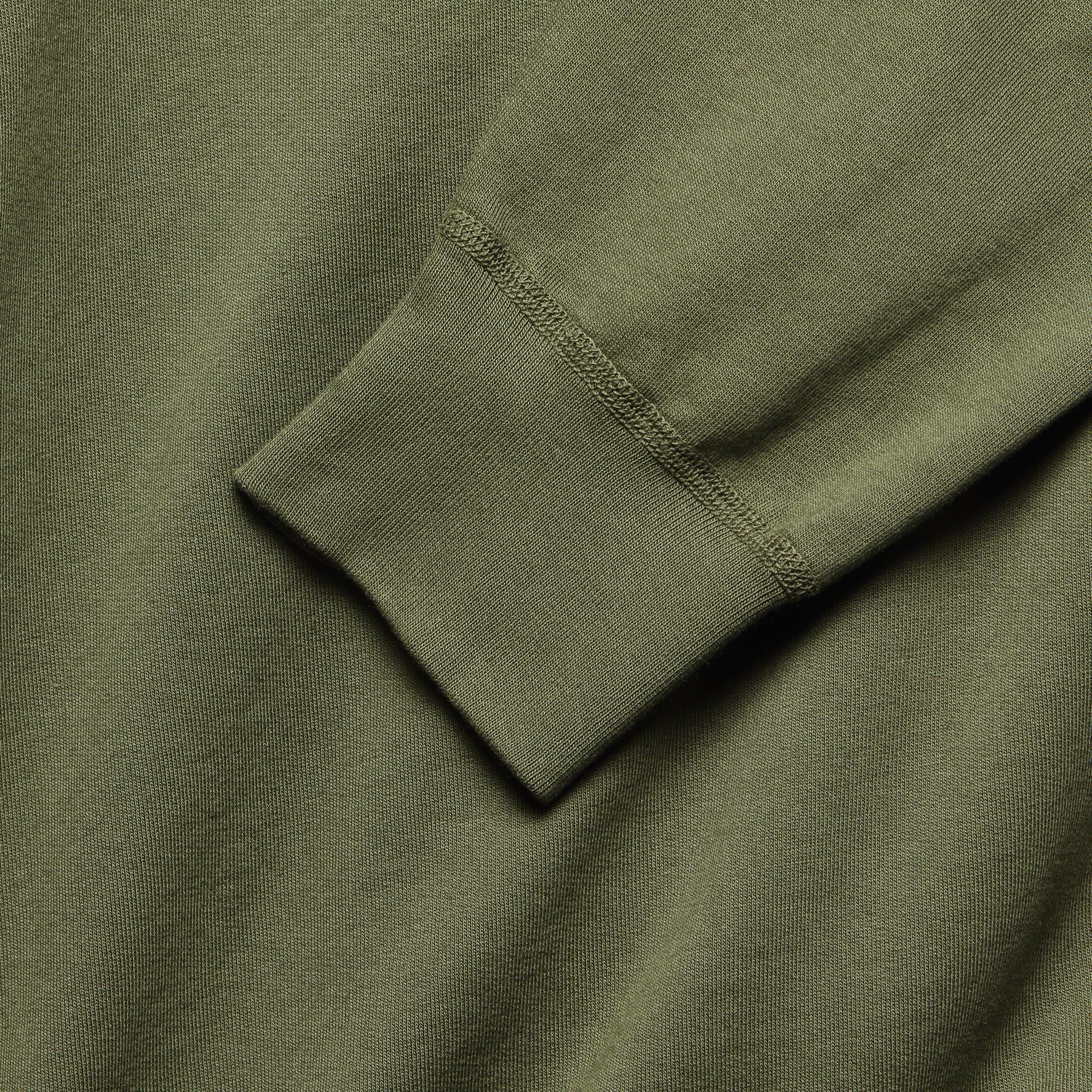 Supima Fleece Sweatshirt - Olive - Save Khaki - STAG Provisions - Tops - Fleece / Sweatshirt