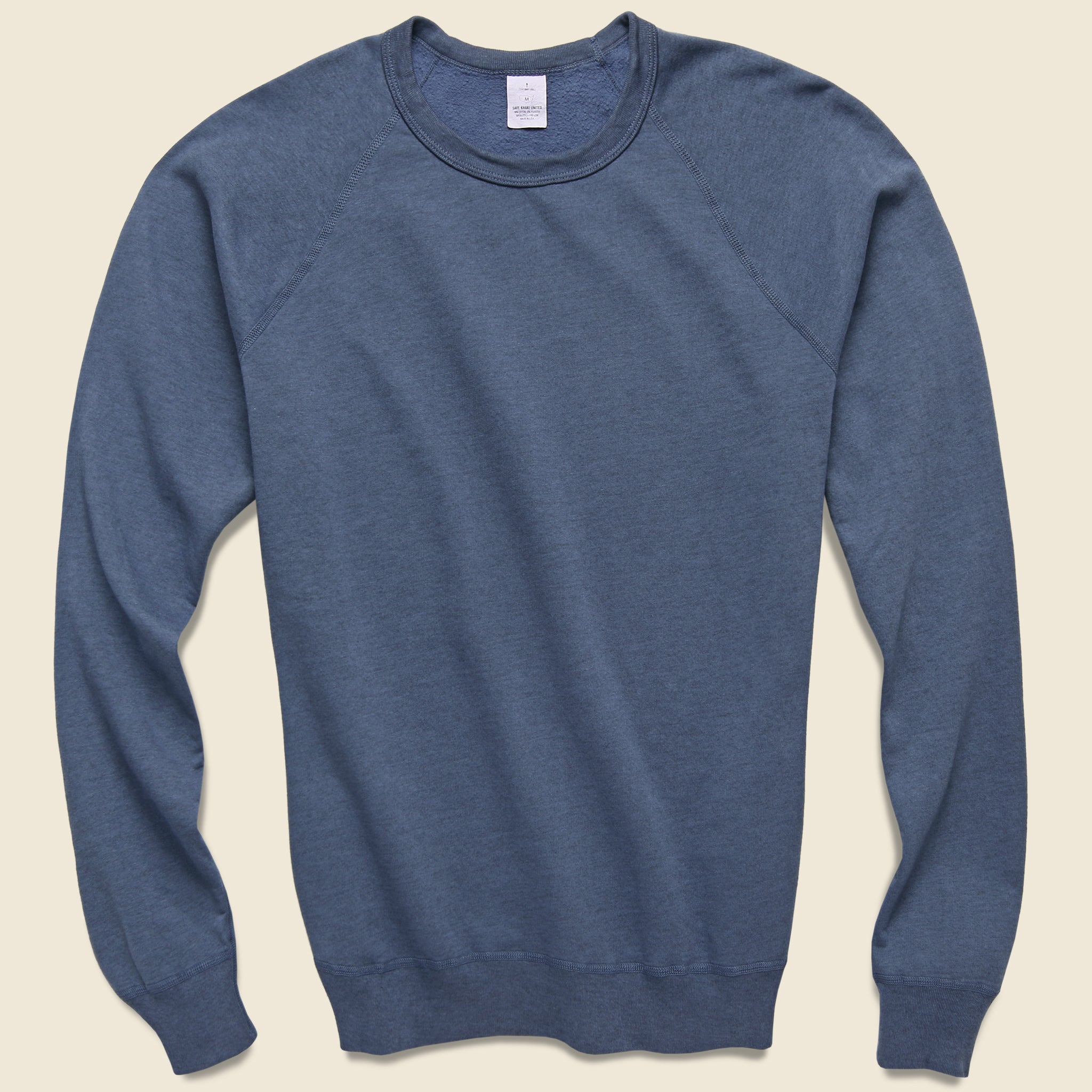 Heather Fleece Sweatshirt - Good Blue - Save Khaki - STAG Provisions - Tops - Fleece / Sweatshirt
