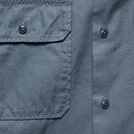 Light Twill Camp Shirt - Blue - Save Khaki - STAG Provisions - Tops - S/S Woven - Solid