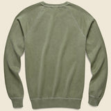 Supima Beach Crew Sweatshirt - Olive - Save Khaki - STAG Provisions - Tops - Fleece / Sweatshirt
