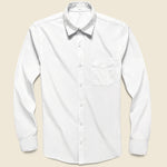 Poplin Standard Shirt - White - Save Khaki - STAG Provisions - Tops - L/S Woven - Solid