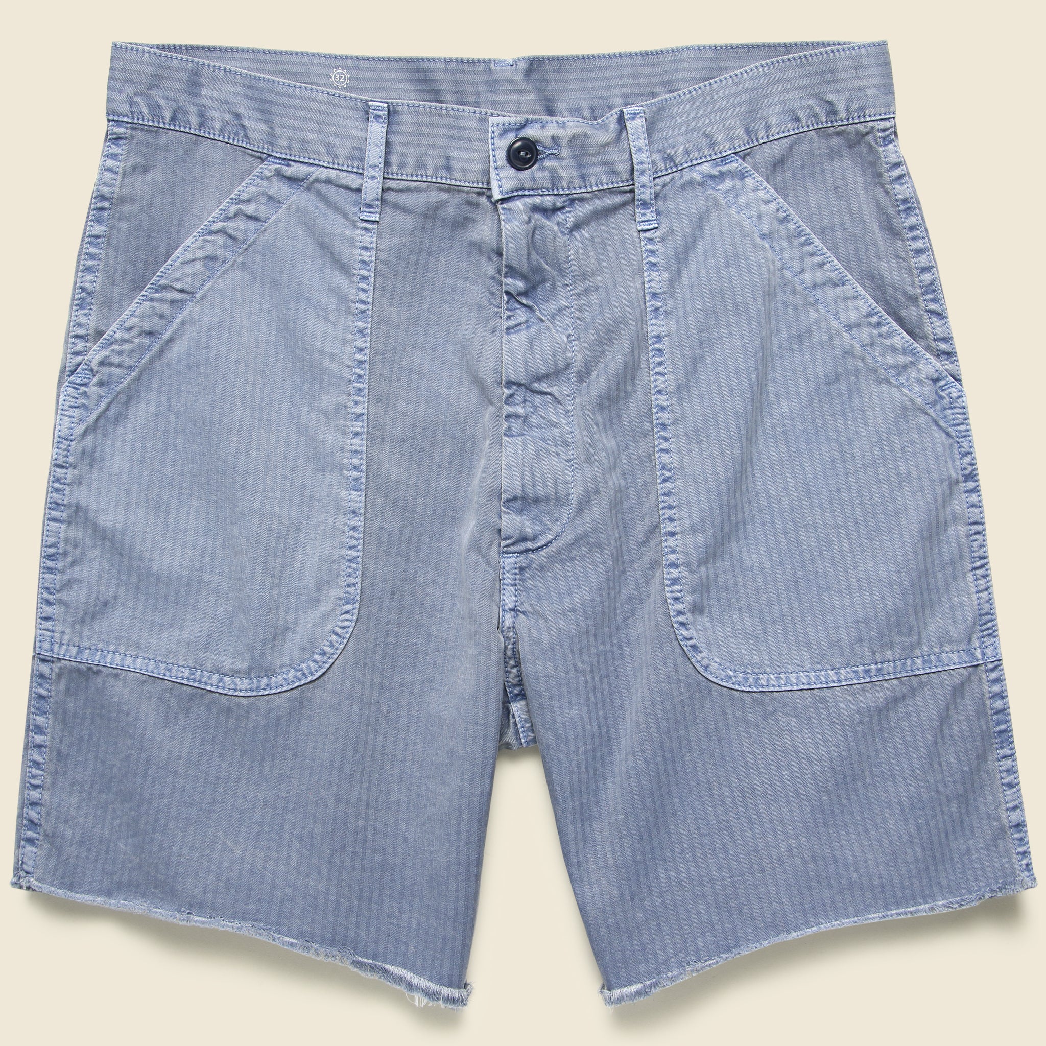 Herringbone Naval Short - Air Force - Save Khaki - STAG Provisions - Shorts - Solid