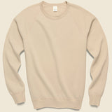 Supima Crew Sweatshirt - Putty - Save Khaki - STAG Provisions - Tops - Fleece / Sweatshirt