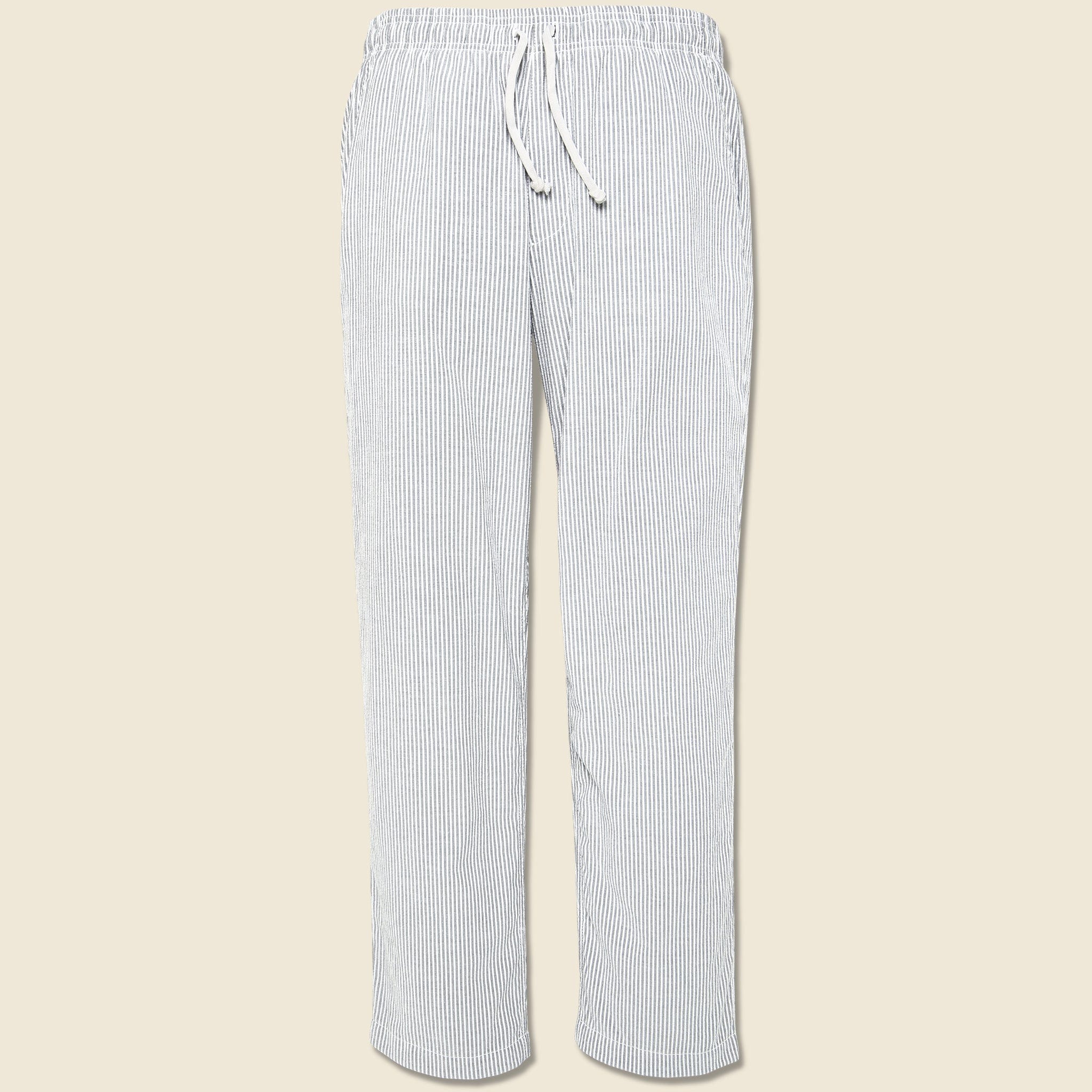 Seersucker Easy Chino - Black - Save Khaki - STAG Provisions - Pants - Lounge