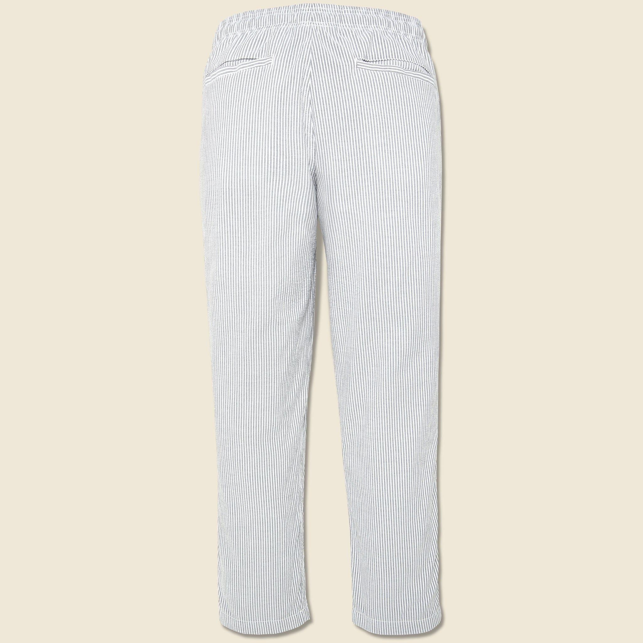 Seersucker Easy Chino - Black - Save Khaki - STAG Provisions - Pants - Lounge