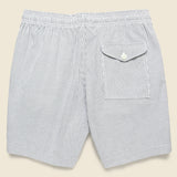 Seersucker Easy Short - Black - Save Khaki - STAG Provisions - Shorts - Lounge