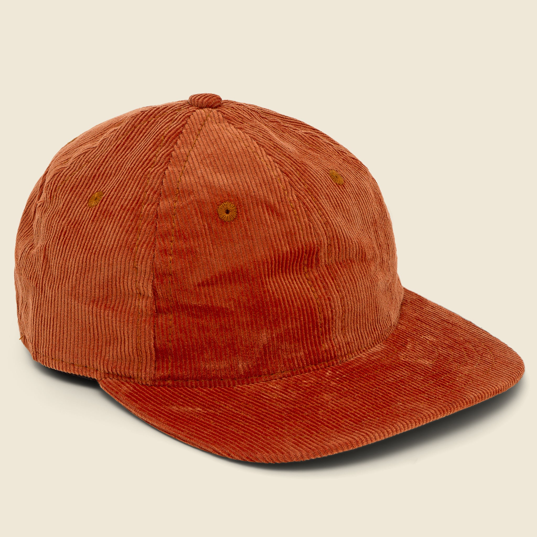 Corduroy Baseball Cap - Rust - Save Khaki - STAG Provisions - Accessories - Hats