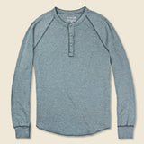 Pointelle Henley - Kale - Save Khaki - STAG Provisions - Tops - L/S Knit