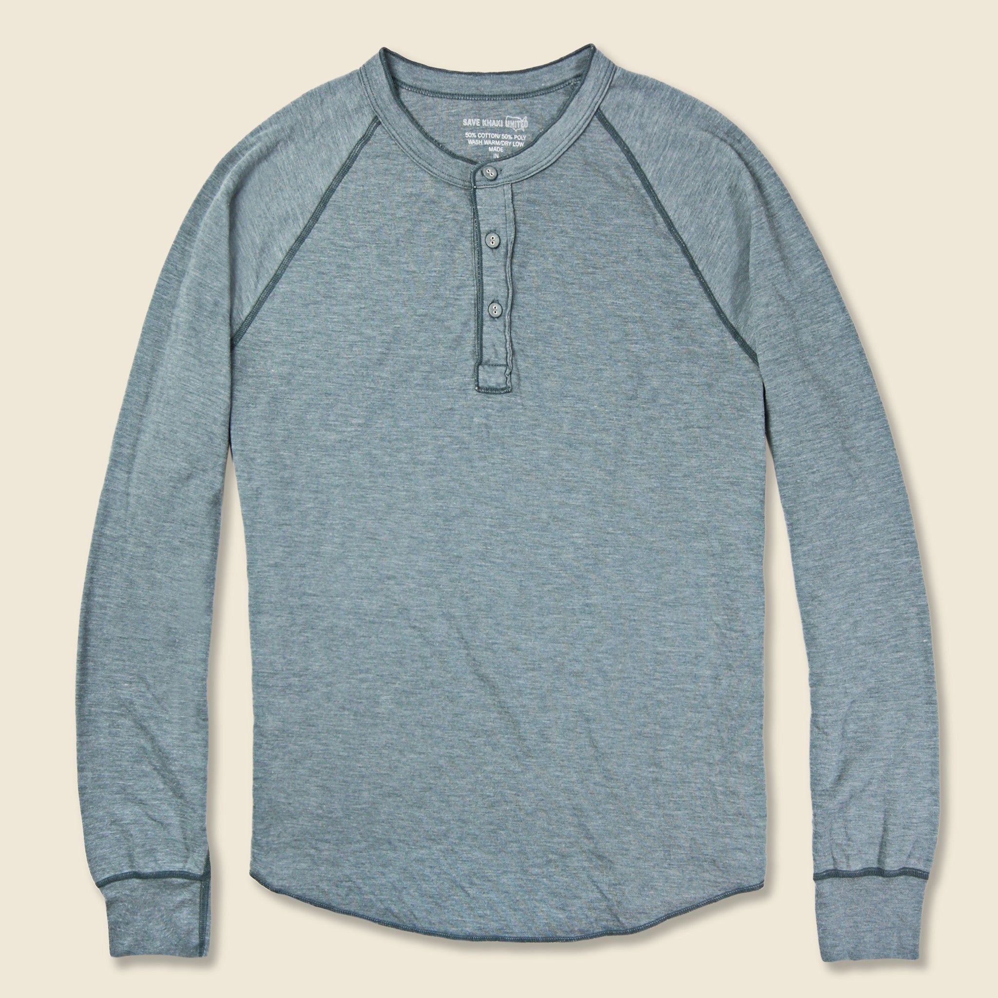 Pointelle Henley - Kale - Save Khaki - STAG Provisions - Tops - L/S Knit