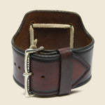 Leaf & Sunburst Motif Ketoh - Leather/Sterling/Turquoise - Smith Bros. Trading Co. - STAG Provisions - One & Done - Accessories & Jewelry