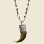 Capped Bear Claw Pendant Necklace - Sterling - Smith Bros. Trading Co. - STAG Provisions - One & Done - Accessories & Jewelry