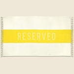 Reserved Towel - Yellow - SIR/MADAM - STAG Provisions - Gift - Towel