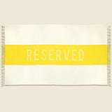 Reserved Towel - Yellow - SIR/MADAM - STAG Provisions - Gift - Towel