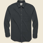 Garment-Dyed Double Cloth Shirt - Washed Black - STAG - STAG Provisions - Tops - L/S Woven - Solid