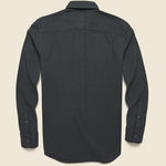 Garment-Dyed Double Cloth Shirt - Washed Black - STAG - STAG Provisions - Tops - L/S Woven - Solid