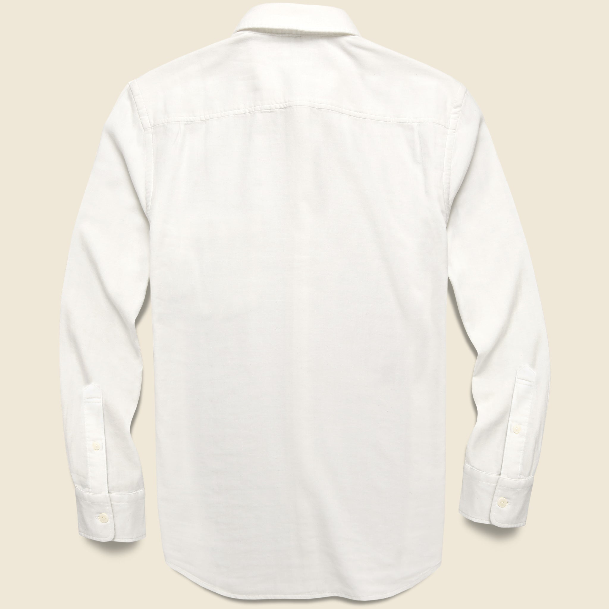 
                          Garment-Dyed Double Cloth Shirt - White - STAG - STAG Provisions - Tops - L/S Woven - Solid
                        