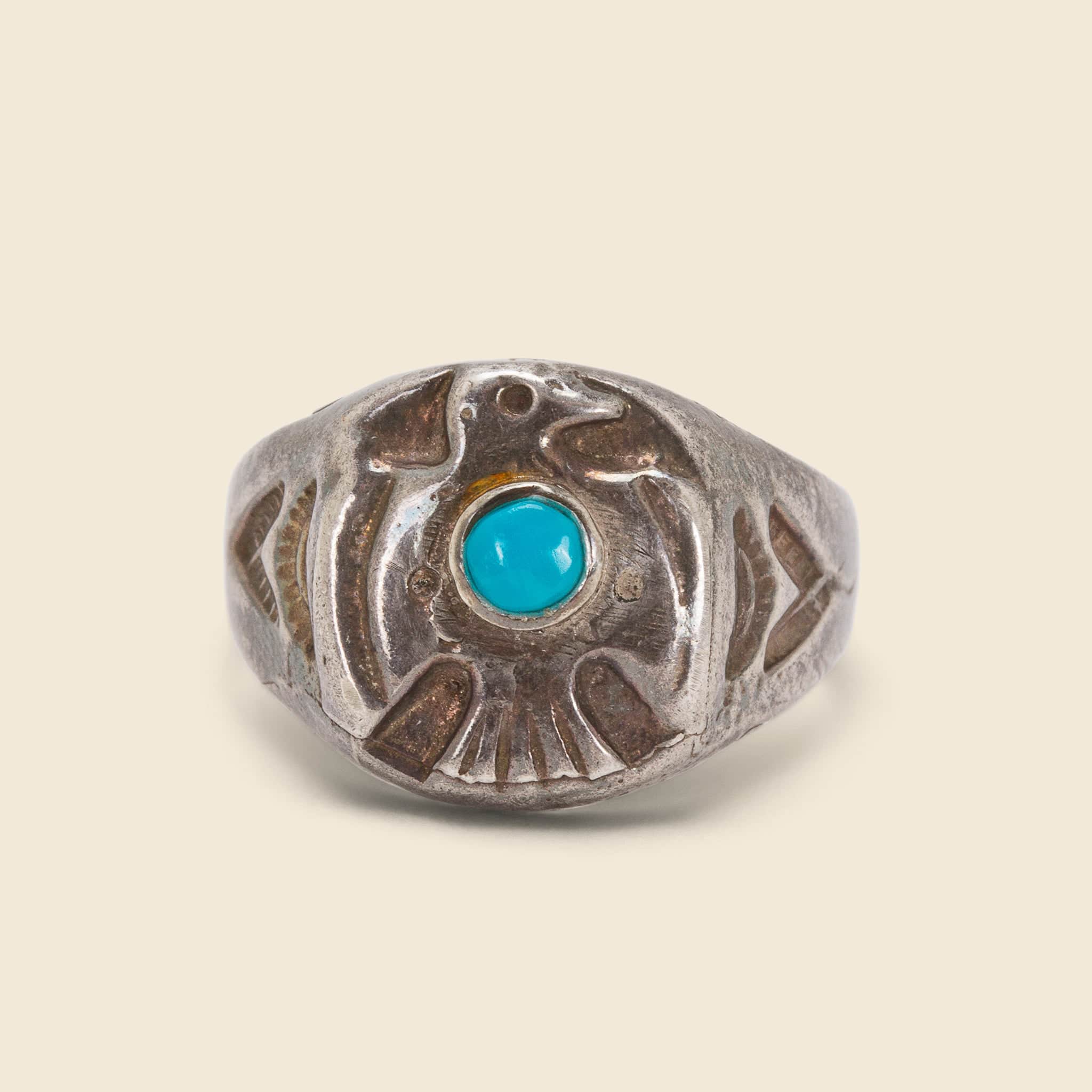 
                          Thunderbird Souvenir Ring - Sterling/Turquoise - Vintage - STAG Provisions - One &amp; Done - Accessories &amp; Jewelry
                        