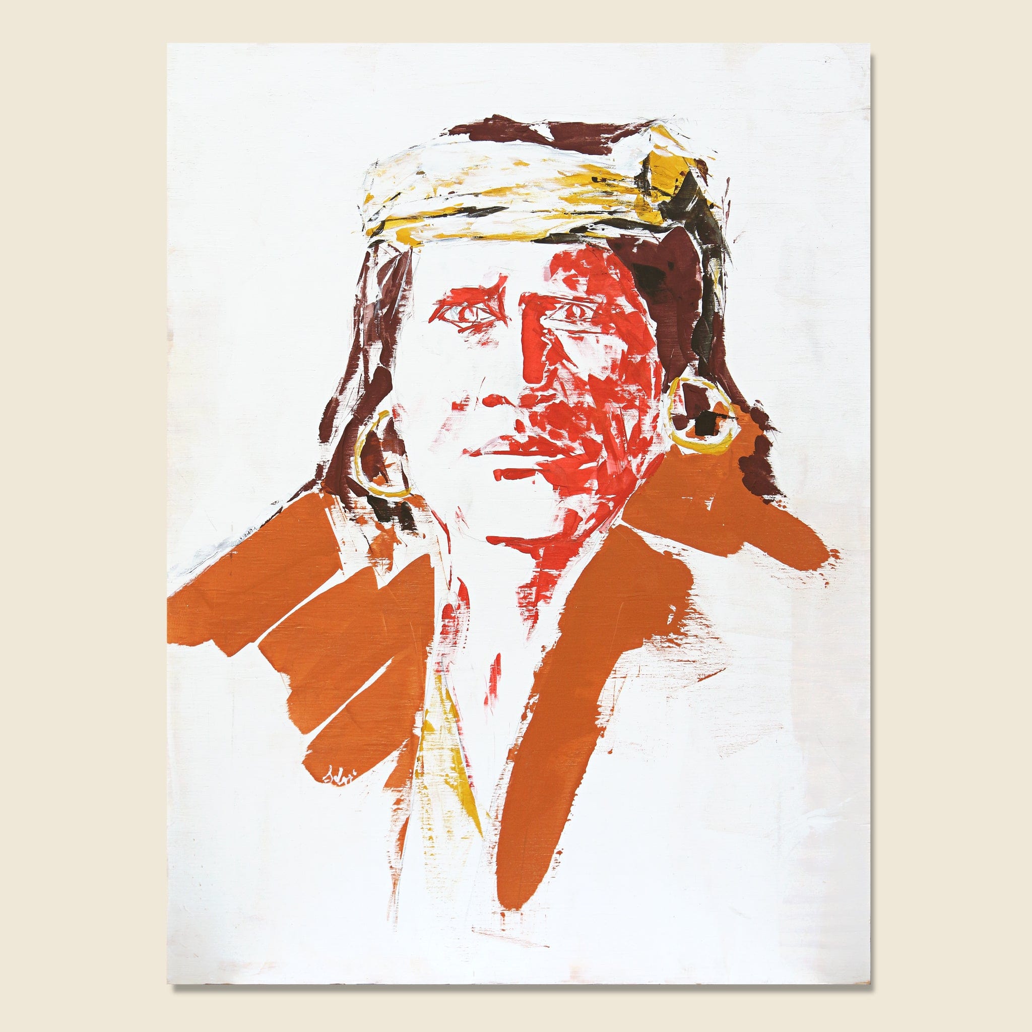 Wapli Man - Rust/Burnt Umber - Art Gallery - STAG Provisions - One & Done - Art