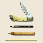 Bear & Son Knife & Scrimshaw Lock-Back Knife Kit - Mollyjogger - STAG Provisions - Home - Kitchen - Housekeeping