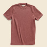 Heavy Bag Waffle Tee - Burgundy - Taylor Stitch - STAG Provisions - Tops - S/S Knit