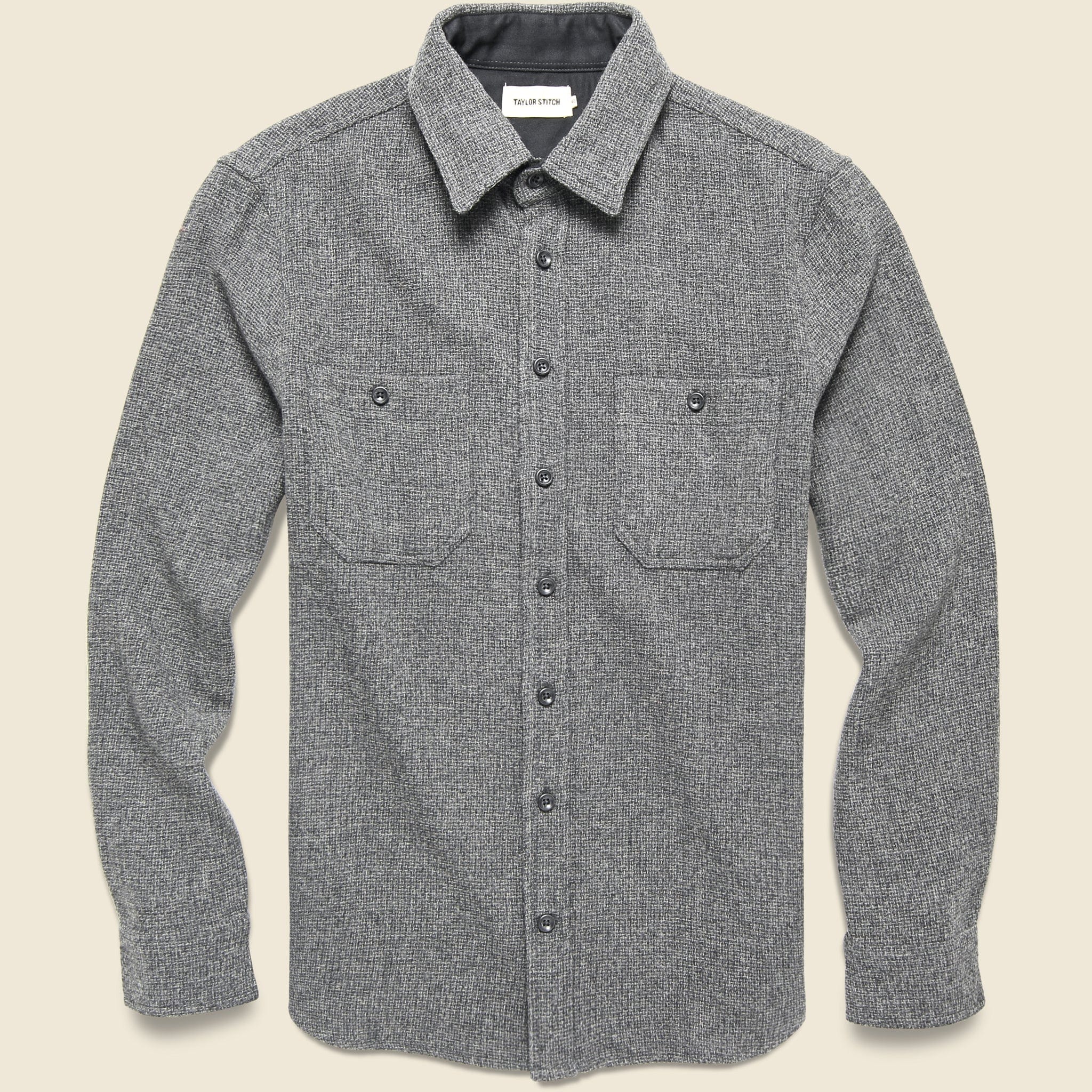 Service Shirt - Ash Melange Wool - Taylor Stitch - STAG Provisions - Tops - L/S Woven - Solid