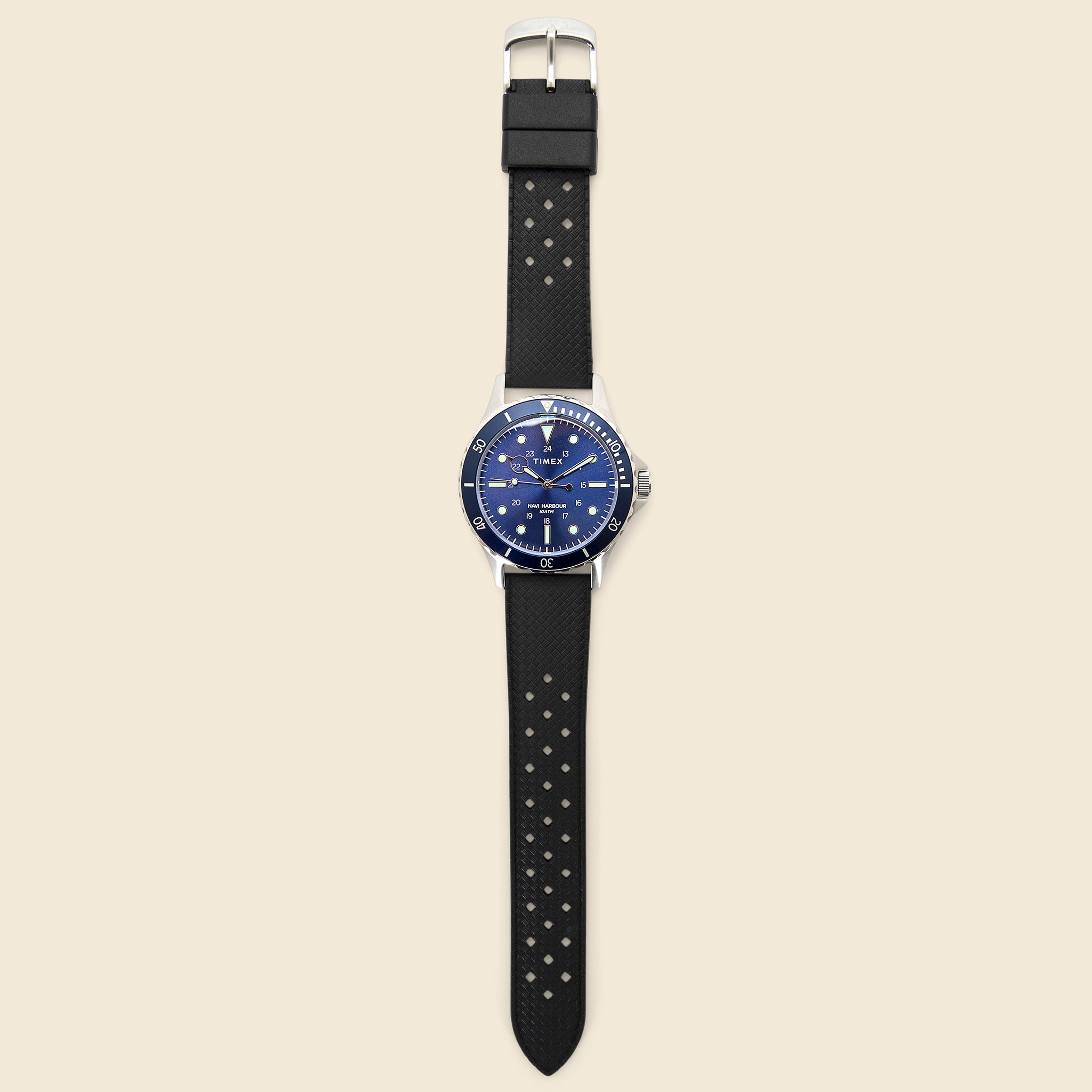 Navi XL Watch 41mm - Black/Blue - Timex - STAG Provisions - Accessories - Watches