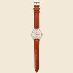 Marlin Automatic Watch 40mm - Stainless/Cream/Brown Leather - Timex - STAG Provisions - Accessories - Watches