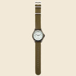 Navi XL Slip-Thru Strap Watch 41mm - Gunmetal/Green/White - Timex - STAG Provisions - Accessories - Watches